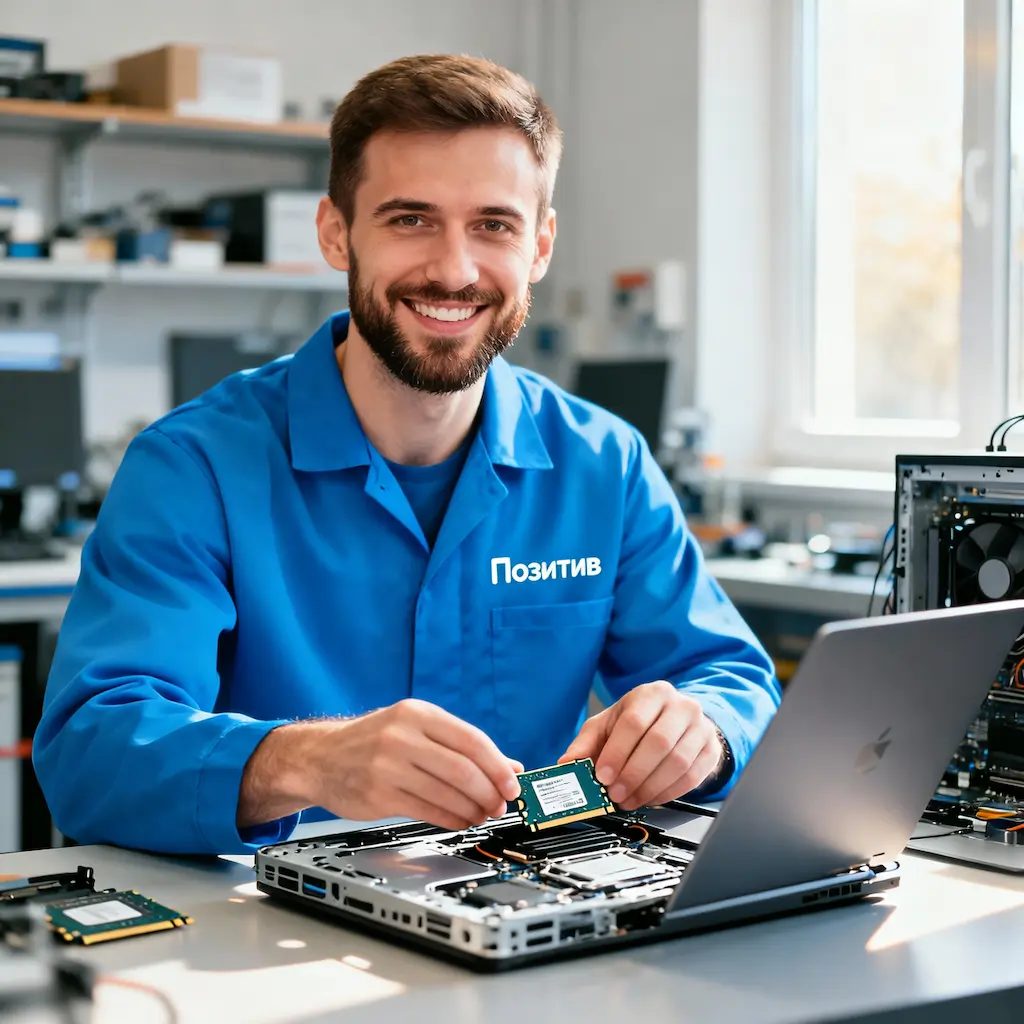 заменить HDD на SSD на ноутбуке в Черноголовке