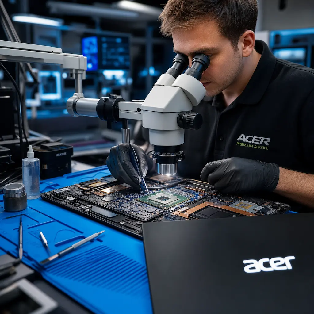 Замена видеокарты ноутбука Acer в Черноголовке