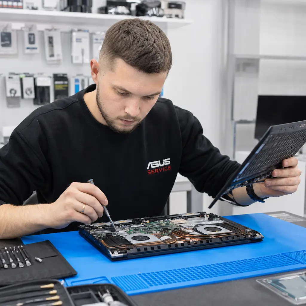 заменить клавиатуру на ноутбуке Asus в Черноголовке