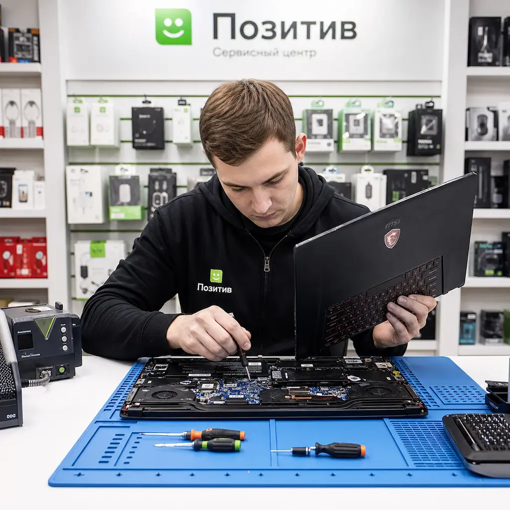 заменить клавиатуру на ноутбуке MSI в Черноголовке