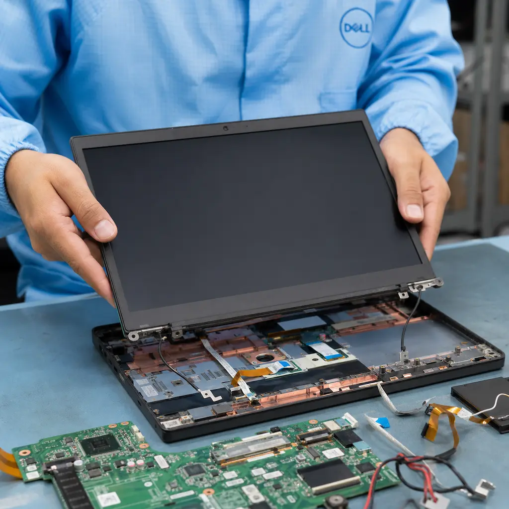 заменить матрицу ноутбука Dell в Черноголовке