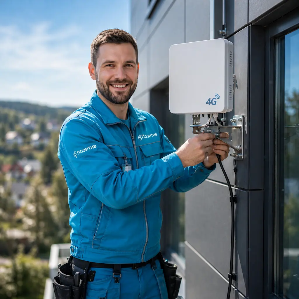 настроить 4G модем в Черноголовке
