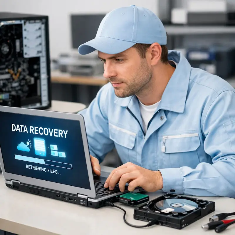 Восстановление данных и файлов в Черноголовке