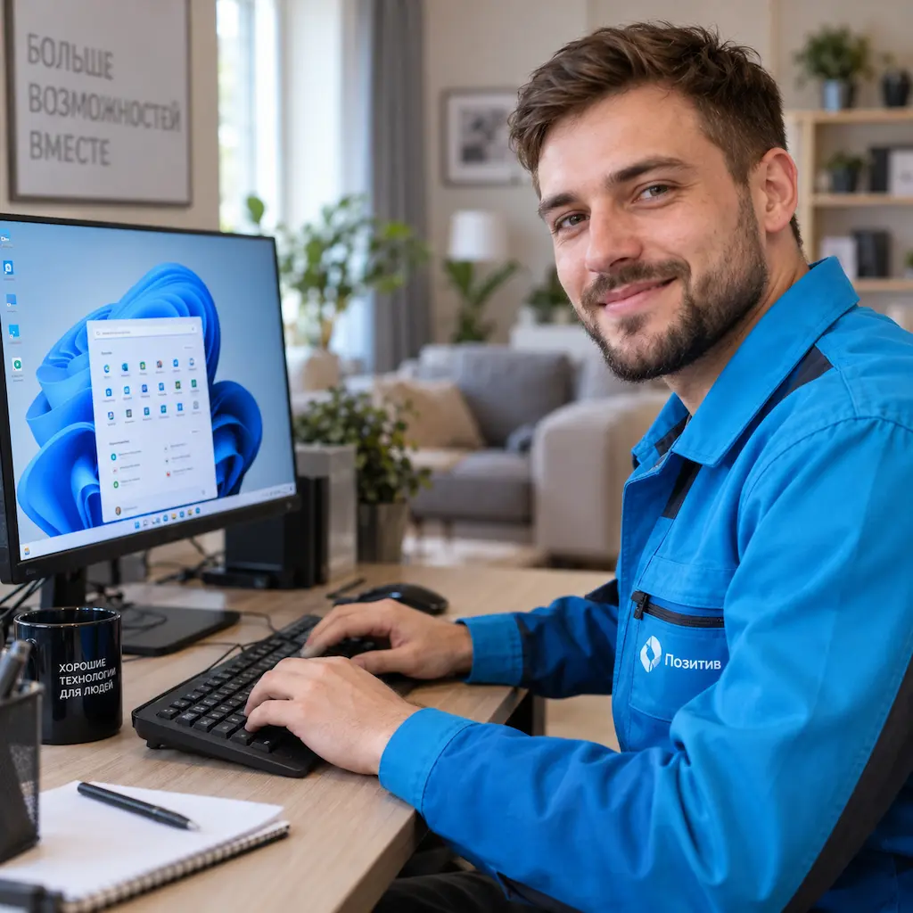 Настройка Windows в Черноголовке на дому