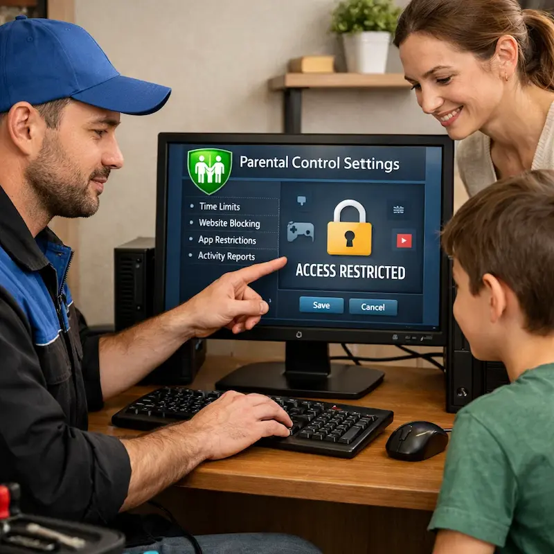 Родительский контроль на компьютере и ноутбуке в Черноголовке