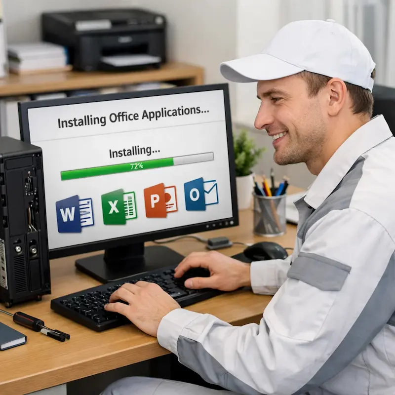 Установка и настройка программ на компьютере в Черноголовке