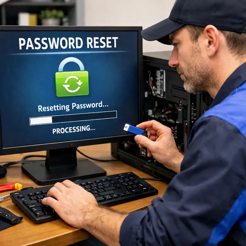 Удаление пароля на компьютере в Черноголовке