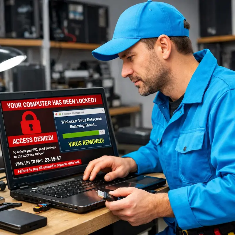 Поможем разблокировать компьютер и ноутбук в Черноголовке