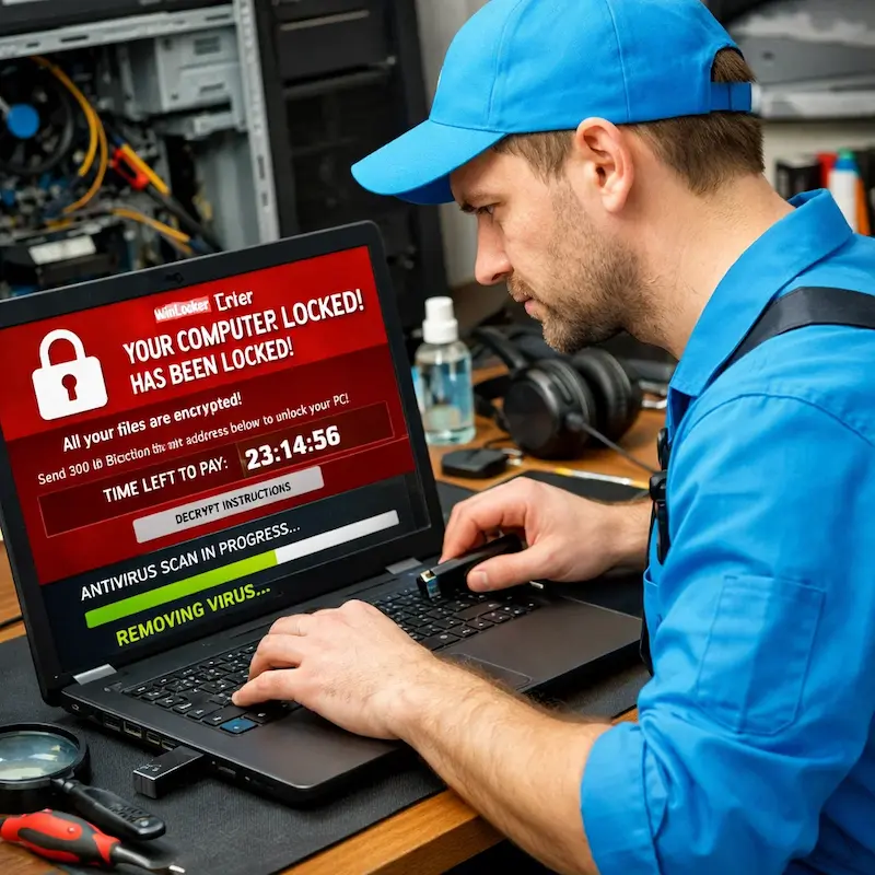 Удалить винлокер в Черноголовке